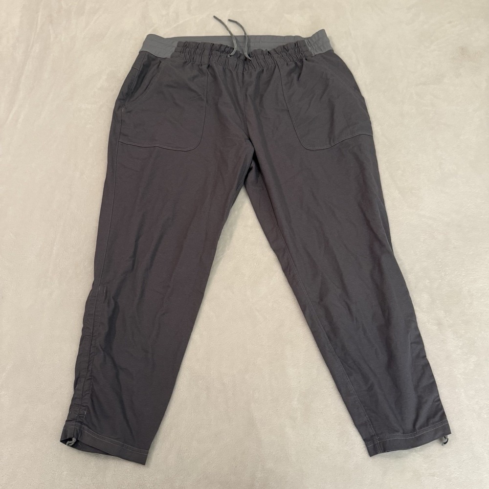 The North Face Women's Drawstring Capris Gray Size XXL Hiking Athletic Pants‎